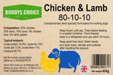 Buddys Choice Chicken & Lamb 80/10/10