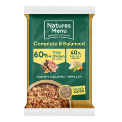 60/40 Tripe & Chicken with Salmon Block